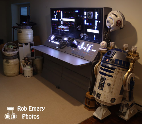 Home-made console from the Millenium Falcon